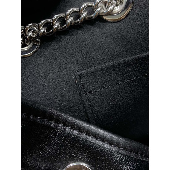 免税版 M14377G 全鋼製 LV Vibe シリーズ No Way ハンドバッグ｜モダンロックンロールスタイル 22.5×15.5×24cm