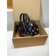 免税版 M13406G 全鋼製 Louis Vuitton x 村上隆 Nano Speedy ハンドバッグ|明るい色彩と精巧なフォルム 10×7.5×16cm 免税版 M13406G 全鋼製 Louis Vuitton x 村上隆 Nano Speedy ハンドバッグ|明るい色彩と精巧なフォルム 10×7.5×16cm