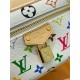 免税版 M13662G 全鋼製 Louis Vuitton x 村上隆 Vanity Pouch ハンドバッグ｜鮮やかな色彩でクラシックを再解釈 11.5×6.5×19cm
