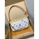 全鋼製 13404G Louis Vuitton x 村上隆 コラボ Pochette Accessoires ハンドバッグ｜カラフルな Monogram で個性的なファッションを体現 13×4×22cm