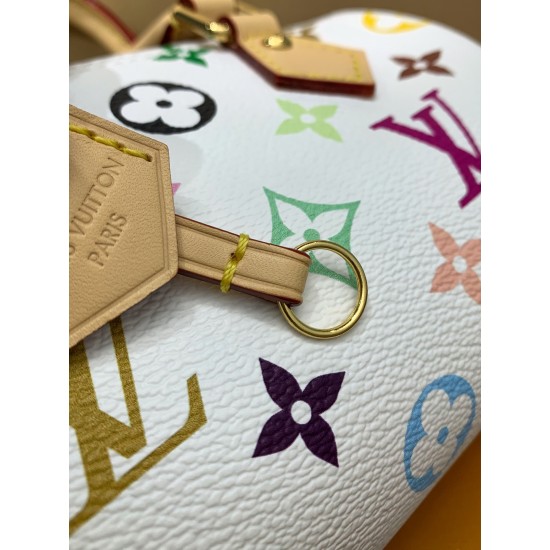 全鋼製 M13391G Louis Vuitton x 村上隆 Nano Speedy ハンドバッグ|鮮やかな色彩と精巧なデザイン 10×7.5×16cm 全鋼製 M13391G Louis Vuitton x 村上隆 Nano Speedy ハンドバッグ|鮮やかな色彩と精巧なデザイン 10×7.5×16cm