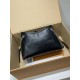 免税版 M24860G 全鋼製 CarryAll BB ハンドバッグ｜柔らかい羊革 × ファッショナブルなシワ加工のデザイン 17×10×26cm