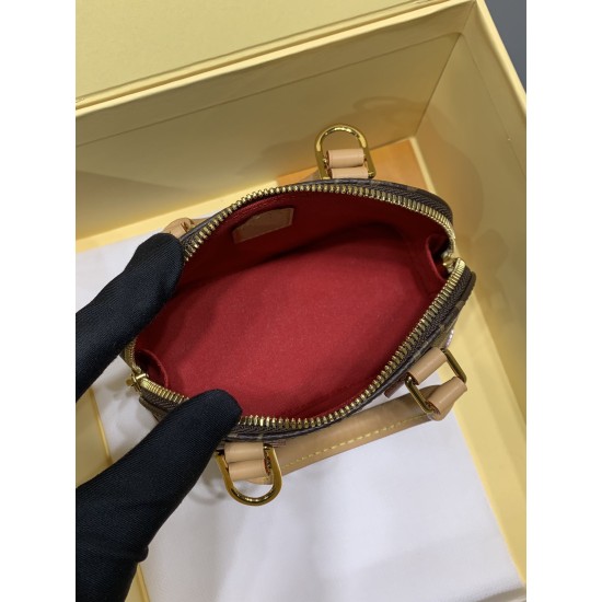 全鋼製 M12199G Nano Alma ハンドバッグ|Candy Factory シリーズのカラフルな祭典ムード 12×8×18cm 全鋼製 M12199G Nano Alma ハンドバッグ|Candy Factory シリーズのカラフルな祭典ムード 12×8×18cm