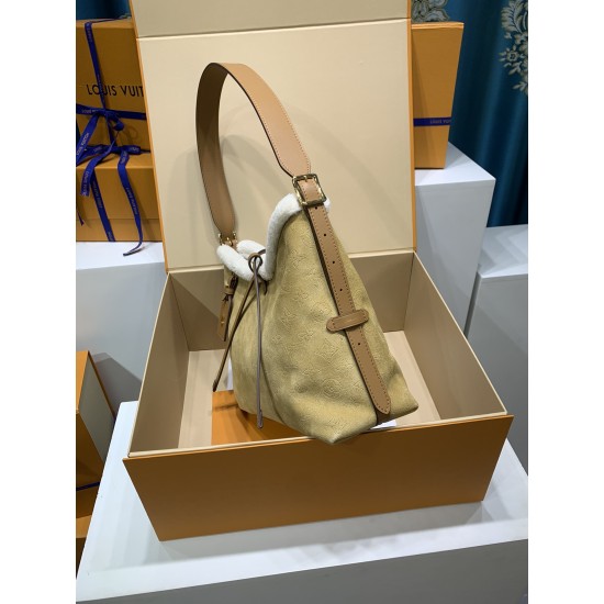 免税版 M11843G CarryAll スモールハンドバッグ｜LV Ski シリーズの冬の暖かさとファッション感 29×24×12cm