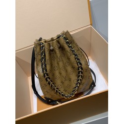 免税版 M13324G 全鋼製 2025 Cruise 早春シリーズ Noé ハンドバッグ｜Trunk ファミリーへの新進軍 23×9×23cm