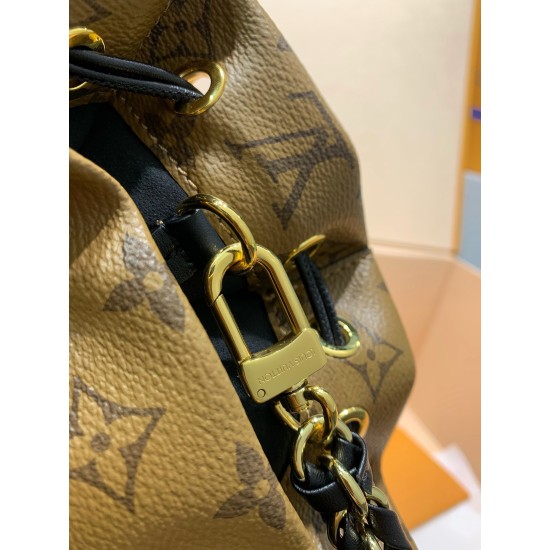 免税版 M13324G 全鋼製 2025 Cruise 早春シリーズ Noé ハンドバッグ｜Trunk ファミリーへの新進軍 23×9×23cm