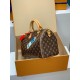 免税版 M11945G 全鋼製 Speedy Soft 30 Crafty ハンドバッグ｜旅の伴侶になる快適で遊び心のあるデザイン 21×17×30cm