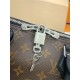 免税版 M12243G 全鋼製 Speedy Soft 30 Dark ハンドバッグ｜存在感抜群の旅のパートナー 21×17×30cm