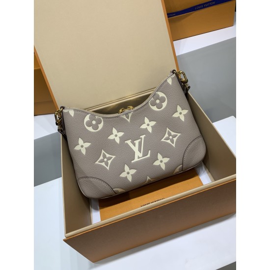 免税版 M13224G 全鋼製 今季の Boulog ハンドバッグ｜Monogram Embossed レザーで奏でる使いやすさと高級感 29×9.5×16cm