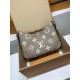 免税版 M13224G 全鋼製 今季の Boulog ハンドバッグ｜Monogram Embossed レザーで奏でる使いやすさと高級感 29×9.5×16cm