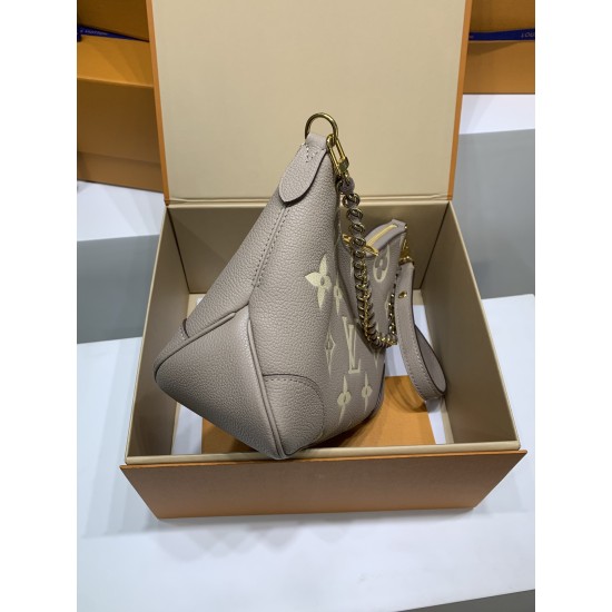 免税版 M13224G 全鋼製 今季の Boulog ハンドバッグ｜Monogram Embossed レザーで奏でる使いやすさと高級感 29×9.5×16cm