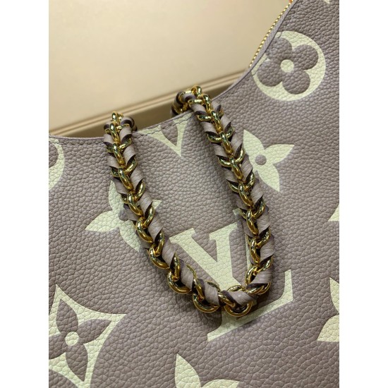 免税版 M13224G 全鋼製 今季の Boulog ハンドバッグ｜Monogram Embossed レザーで奏でる使いやすさと高級感 29×9.5×16cm