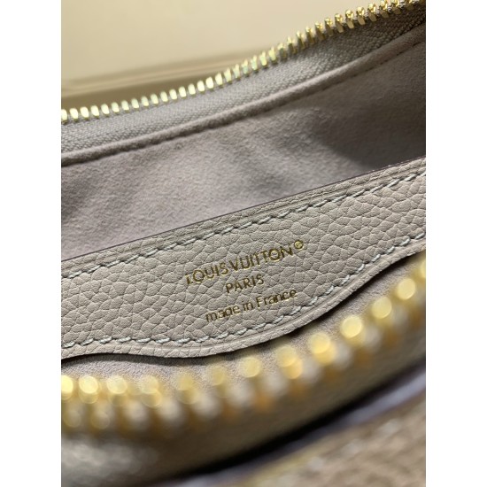 免税版 M13224G 全鋼製 今季の Boulog ハンドバッグ｜Monogram Embossed レザーで奏でる使いやすさと高級感 29×9.5×16cm