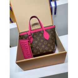 今季の Neverfull Bandoulière Inside Out BB ハンドバッグ｜デュアルフェイスで奏でるクラシックの革新 24×14×9cm