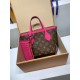 今季の Neverfull Bandoulière Inside Out BB ハンドバッグ｜デュアルフェイスで奏でるクラシックの革新 24×14×9cm