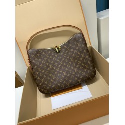 【免税版 全鋼製】M12098G Slouchy ミディアムハンドバッグ 31×11×40cm