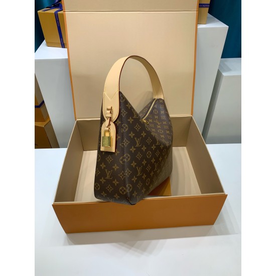 【免税版 全鋼製】M12098G Slouchy ミディアムハンドバッグ 31×11×40cm 【免税版 全鋼製】M12098G Slouchy ミディアムハンドバッグ 31×11×40cm