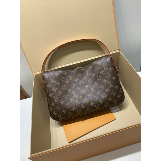 全鋼製 M12098G Slouchy ミディアムハンドバッグ|Monogram キャンバス × 職人技メタルパーツ、大容量で通勤・週末外出に最適 22×9×33cm 全鋼製 M12098G Slouchy ミディアムハンドバッグ|Monogram キャンバス × 職人技メタルパーツ、大容量で通勤・週末外出に最適 22×9×33cm