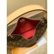 全鋼製 M12098G Slouchy ミディアムハンドバッグ|Monogram キャンバス × 職人技メタルパーツ、大容量で通勤・週末外出に最適 22×9×33cm 全鋼製 M12098G Slouchy ミディアムハンドバッグ|Monogram キャンバス × 職人技メタルパーツ、大容量で通勤・週末外出に最適 22×9×33cm