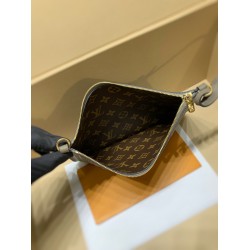 全鋼製 M12062G Neverfull Inside Out ミディアムハンドバッグ｜ダブルフェイスデザイン × 着脱式ポケット、多用途で使い勝手抜群 28×14×31cm