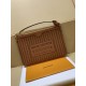 全鋼製 M12061G Neverfull Inside Out ミディアムハンドバッグ｜ダブルフェイスデザイン × 着脱式ポケット、多機能でスタイリッシュ​ 28×14×31cm