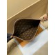 全鋼製 M12061G Neverfull Inside Out ミディアムハンドバッグ｜ダブルフェイスデザイン × 着脱式ポケット、多機能でスタイリッシュ​ 28×14×31cm