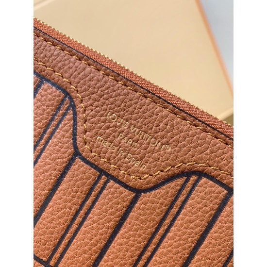 全鋼製 M12061G Neverfull Inside Out ミディアムハンドバッグ｜ダブルフェイスデザイン × 着脱式ポケット、多機能でスタイリッシュ​ 28×14×31cm