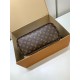 免税価格！M11946G 全鋼製 Neverfull Inside Out ミディアムハンドバッグ｜ダブルフェイス × 着脱ポケット、多用途で魅力的​ 28×14×31cm