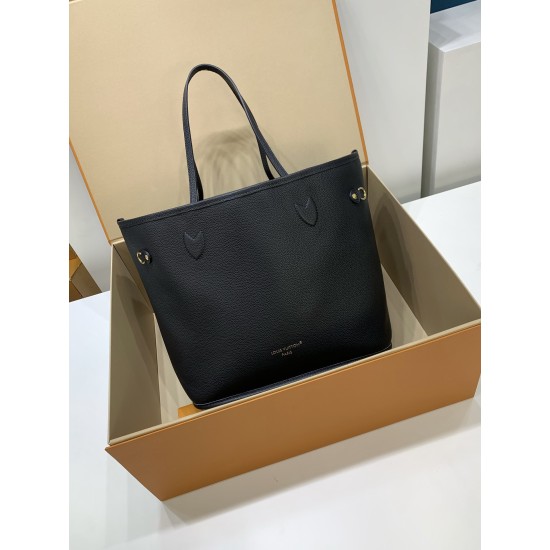 免税価格！M11946G 全鋼製 Neverfull Inside Out ミディアムハンドバッグ｜ダブルフェイス × 着脱ポケット、多用途で魅力的​ 28×14×31cm