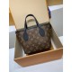 全鋼 M12099G Neverfull Bandoulière Inside Out BB ハンドバッグ｜両面仕様 × 着脱ポーチ × 斜め掛け、精緻なディテールで魅力満載 14 x 9 x 24 cm
