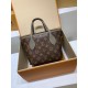 全鋼 M12109G Neverfull Bandoulière Inside Out BB ハンドバッグ｜両面仕様 × 着脱ポーチ × 斜め掛け、メタルアクセントで洗練感満載​ 14 x 9 x 24 cm