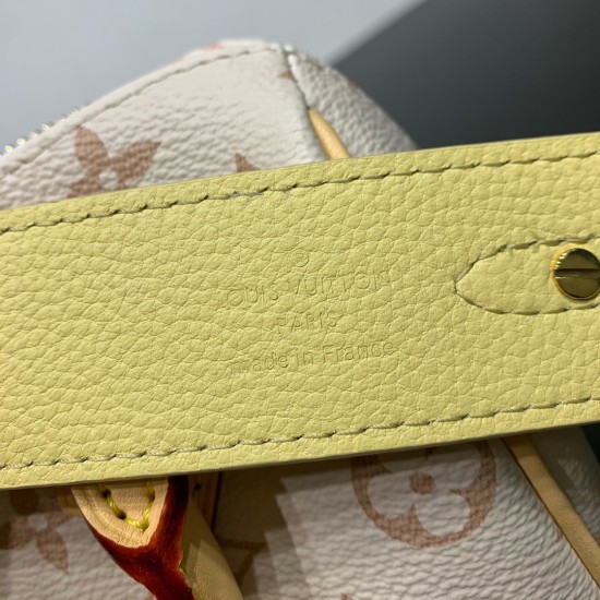 全鋼 M24606G LV 新モデル Speedy 18Cm｜七夕カスタマイズ × 白地モノグラムセット、カスタマイズで専属のバッグを手に入れよう speedy 18Cm