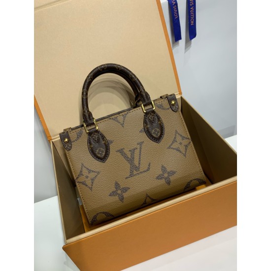 全鋼 M46839G OnTheGo トートバッグ|Monogram キャンバス × レザーハンドル、収納力と使い勝手に優れたコンパクトバッグ 18×15×8.5cm 全鋼 M46839G OnTheGo トートバッグ|Monogram キャンバス × レザーハンドル、収納力と使い勝手に優れたコンパクトバッグ 18×15×8.5cm