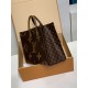 全鋼 46823G OnTheGo Voyage トートバッグ|Giant Monogram×Monogram Reverse デュアルキャンバス、変形機能と LV Horizon 連携で移動に最適 43×33×18.5cm 全鋼 46823G OnTheGo Voyage トートバッグ|Giant Monogram×Monogram Reverse デュアルキャンバス、変形機能と LV Horizon 連携で移動に最適 43×33×18.5cm