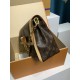 免税版 M47149G Dauphine Soft ラージハンドバッグ｜2024 年春夏コレクション × 柔らかい Monogram キャンバス、LV Circle ロゴで高級感満載​ 28×20×11cm