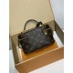 M47125G Vanity Chain Pouch ハンドバッグ|クラシック化粧ケースインスピレーション ×Monogram キャンバス、LV 刻印ロックで個性的な逸品 19×11.5×6.5cm M47125G Vanity Chain Pouch ハンドバッグ|クラシック化粧ケースインスピレーション ×Monogram キャンバス、LV 刻印ロックで個性的な逸品 19×11.5×6.5cm