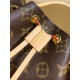 全鋼 M46932 Excursion スモールリュック｜Monogram キャンバス × レザーアクセント、ハイキング雰囲気と実用性兼備の魅力的なバッグ​ 21×23×10cm
