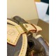 全鋼 M46932 Excursion スモールリュック｜Monogram キャンバス × レザーアクセント、ハイキング雰囲気と実用性兼備の魅力的なバッグ​ 21×23×10cm
