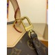 全鋼 M46932 Excursion スモールリュック｜Monogram キャンバス × レザーアクセント、ハイキング雰囲気と実用性兼備の魅力的なバッグ​ 21×23×10cm
