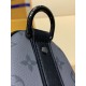 全鋼 M46271G Keepall 25 ハンドバッグ｜Monogram Eclipse Reverse キャンバス × クラシック柄再解釈、安全なファスナー式構造で貴重品を守る​ 25×15×11cm