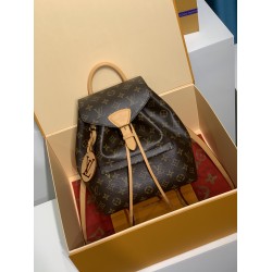 M45501G 全鋼 Montsouris スモールダブルショルダーバッグ｜Monogram キャンバス × アーカイブインスピレーション、多機能でファッション性抜群​ 27.5×33.0×14.0cm