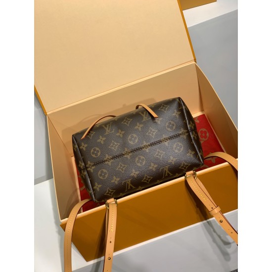 M45501G 全鋼 Montsouris スモールダブルショルダーバッグ|Monogram キャンバス × アーカイブインスピレーション、多機能でファッション性抜群 27.5×33.0×14.0cm M45501G 全鋼 Montsouris スモールダブルショルダーバッグ|Monogram キャンバス × アーカイブインスピレーション、多機能でファッション性抜群 27.5×33.0×14.0cm
