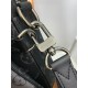 全鋼 M69443G Trio ポストマンバッグ｜Monogram Eclipse キャンバス × モノトーングレー柄、着脱ポーチとコインケースで実用性抜群​ 25×18.5×7cm