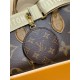 全鋼 M46653G OnTheGo トートバッグ｜Giant Monogram×Monogram Reverse 融合デザイン、着脱コインケースと多様な背負け方で魅力的な逸品​ 25×13×10cm