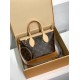 全鋼 M46705G Neverfull BB ハンドバッグ｜Neverfull リメイク × 調節可能テキスタイルバンド、コンパクトで実用的なミニバッグ​ 24×14×9cm