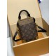 全鋼 M82465G Camera Box ハンドバッグ｜Monogram×Monogram Reverse キャンバス、Petite Malle ディテール融合で個性的なモダンバッグ​ 12.5×17.6×6cm