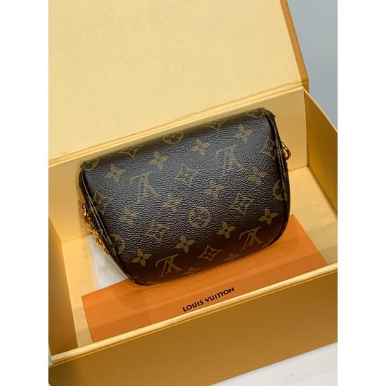 全鋼 M82335G Mini Bumbag ハンドバッグ|Monogram キャンバス × ジップ収納、着脱ストラップとチェーンでスタイリング自在な逸品 17×12×9.5cm 全鋼 M82335G Mini Bumbag ハンドバッグ|Monogram キャンバス × ジップ収納、着脱ストラップとチェーンでスタイリング自在な逸品 17×12×9.5cm