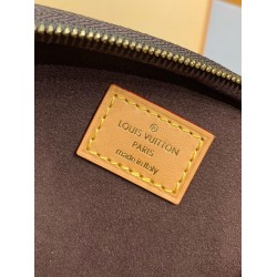 全鋼 M82335G Mini Bumbag ハンドバッグ｜Monogram キャンバス × ジップ収納、着脱ストラップとチェーンでスタイリング自在な逸品​ 17×12×9.5cm