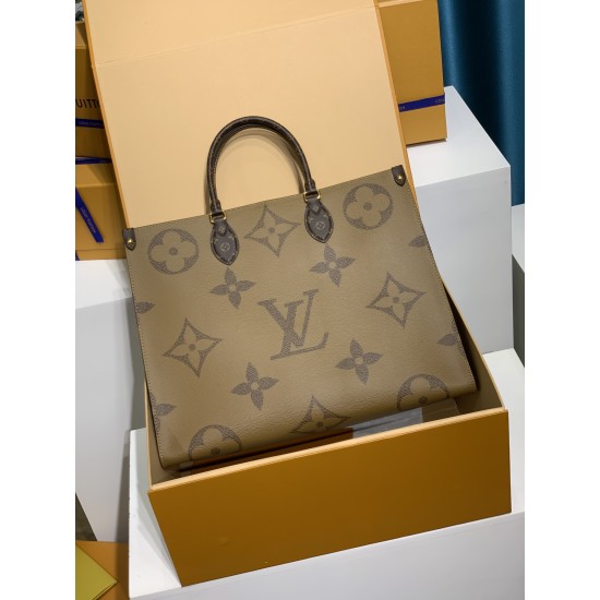 M45320G Onthego ミドルサイズハンドバッグ|Monogram×Monogram Reverse キャンバスデザイン、多様な背負け方と大容量で日常に欠かせない 41×34×19cm M45320G Onthego ミドルサイズハンドバッグ|Monogram×Monogram Reverse キャンバスデザイン、多様な背負け方と大容量で日常に欠かせない 41×34×19cm