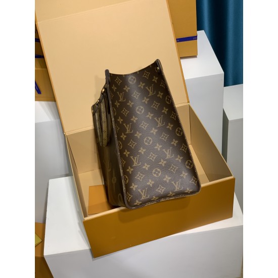 M45320G Onthego ミドルサイズハンドバッグ|Monogram×Monogram Reverse キャンバスデザイン、多様な背負け方と大容量で日常に欠かせない 41×34×19cm M45320G Onthego ミドルサイズハンドバッグ|Monogram×Monogram Reverse キャンバスデザイン、多様な背負け方と大容量で日常に欠かせない 41×34×19cm